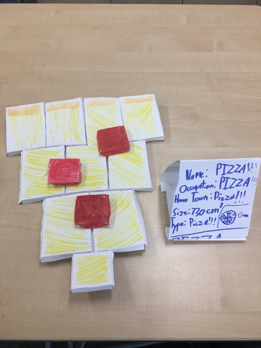 HarrisonASIJ's tweet photo. Such creativity as we created 3D shapes and calculated the volume! https://t.co/rBIo4rKVb0