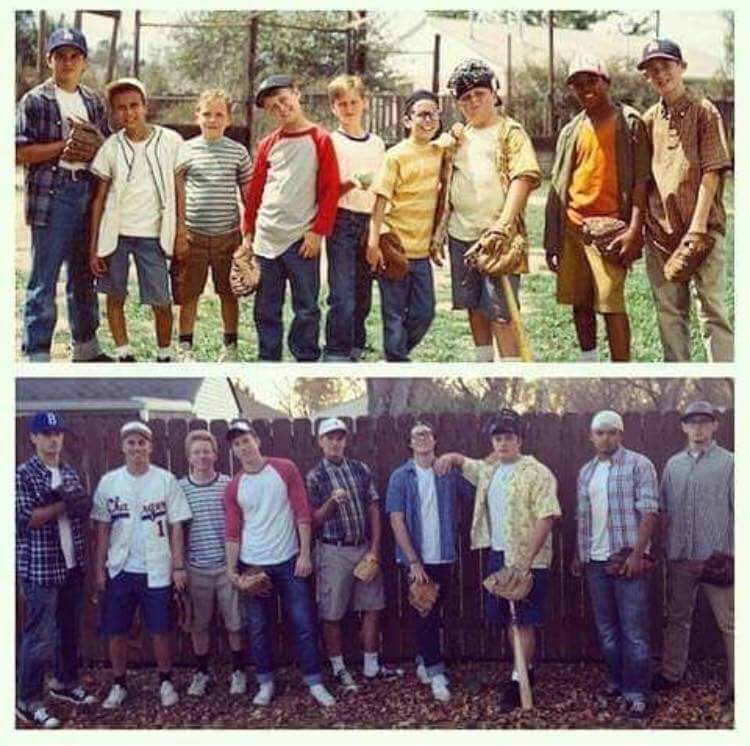 GPACSports's tweet photo. Celebrating 25 years of the Sandlot - @CliffBaseball @bcuchargers - well done.  "You're killin me Smalls!" https://t.co/axRujELs4g