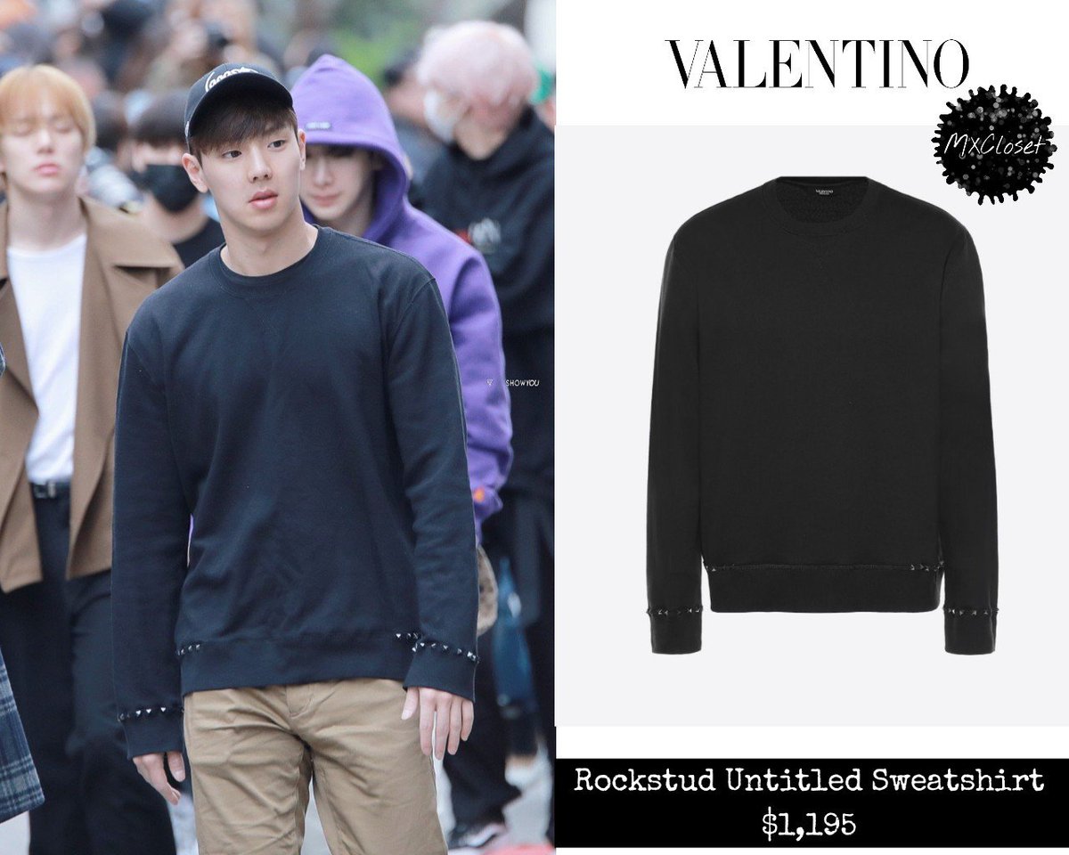valentino rockstud sweatshirt