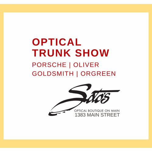 SrqDowntown's tweet image. Friday, May 4 from 1-8 PM at Soto's Optical Boutique TRUNK SHOW 🕶️ 1383 Main Street (941) 953-3788.
The Dog-Days-of-Summer will be upon us soon! Join Soto's Optical as they showcase this exclusive collection: #goldframes #luxury #porche #sporty #sunglasses #Soto @OrgreenOptics