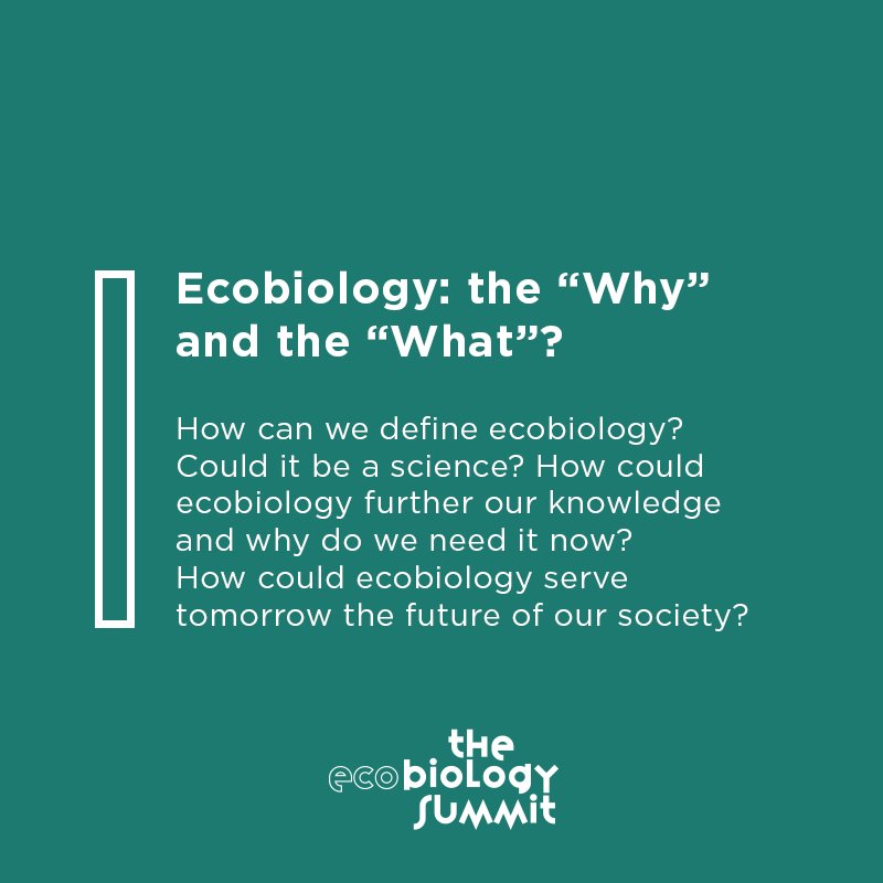 ThinkEcobiology's tweet photo. Third round-table on april 18th. Ecobiology: the "Why" and the "What" with many participants such as #JeanNoelThorel, #MiroslavRadman, @IdrissAberkane, #HanAthalin, #WalterGilbert...
https://t.co/MnfT8diNkC https://t.co/dfBSPV3hWs