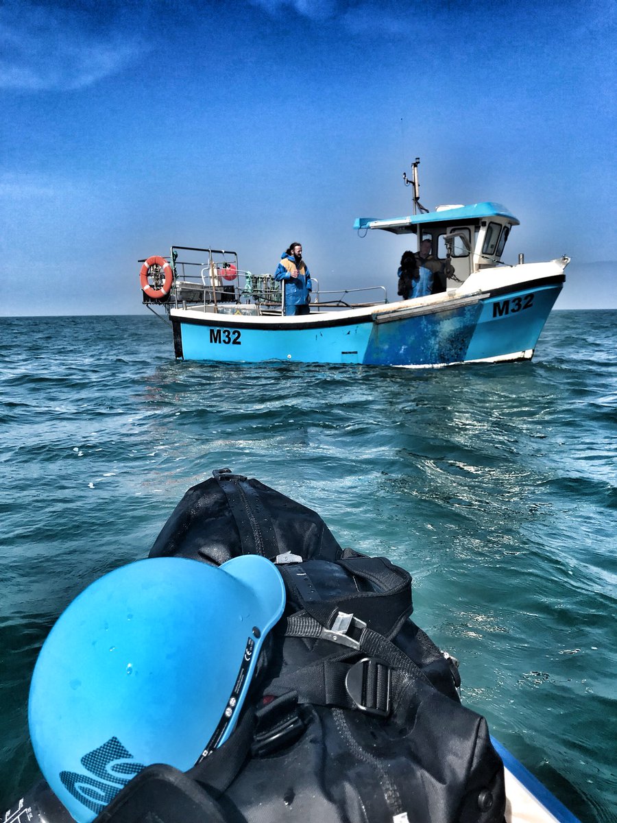 Day 39
Superb paddle to #Fishguard. Saw the impressive lighthouse at Strumble Head. Enjoyed the stunning stretch of coastline and so special to see dolphins along the way. A wonderful welcome into Fishguard by <a href="/RNLIFishguard/">Fishguard RNLI</a>  @GoFishguard