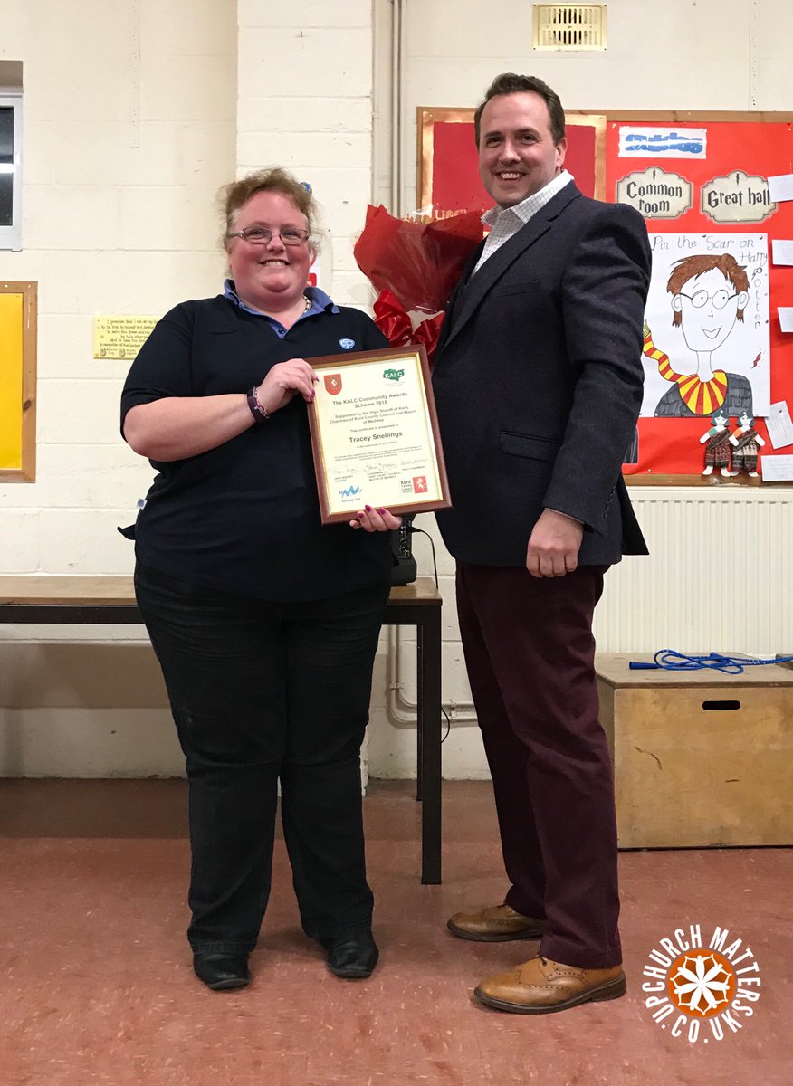 Congratulations to Tracey Snellings, this year’s very worthy winner of the Kent Association for Local Councils Community Award for Upchurch.

The annual KALC Awards are to acknowledge and give recognition to those who have made a significant contribution to their local community.