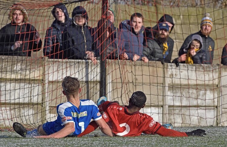 cain_harry's tweet photo. Going to be on the Phone in the morning to @Droylsden_FC to claim this goal! @PrescotCablesFC Think my chances are pretty high 😂 https://t.co/RzCFKZmlhR