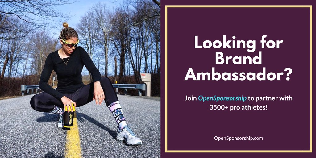 OpenSponsorship's tweet photo. OpenSponsorship is the #1 marketplace for sport sponsorship. Brands and athletes connect daily for social media posts, logo placement, appearances, and much more! Join us at https://t.co/8igtLXuSsD #JessDavis #deal @ProMeraSports #sports #sponsorship #marketing #run https://t.co/mZHCfVyKH1
