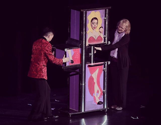 Zig Zag Lady Fate! #magic #magicshow #zigzaglady #illusions #richmond # ...