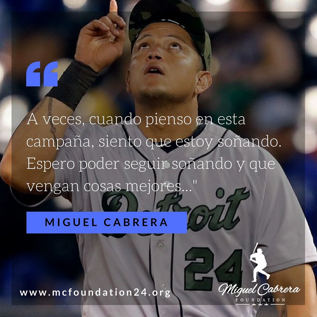 MCFoundation24's tweet photo. #Miggy24 #MiguelCabrera @MiguelCabrera https://t.co/2tdwPWnowz
