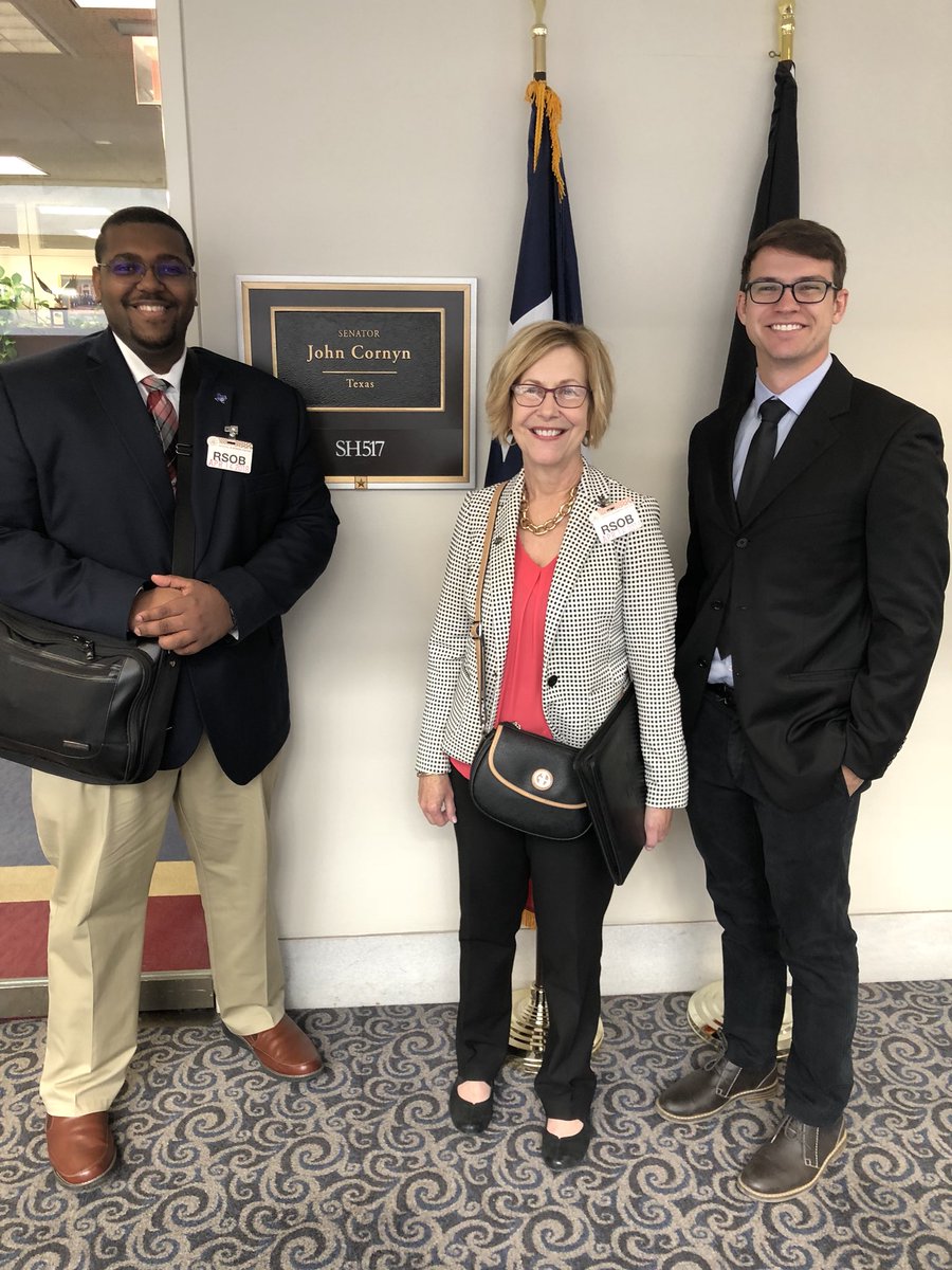 Special thanks to the @JohnCornyn office for meeting today and discussing the importance of continual support in the scientific community #ASBMBHillDay @ASBMB @WDBaritoneT