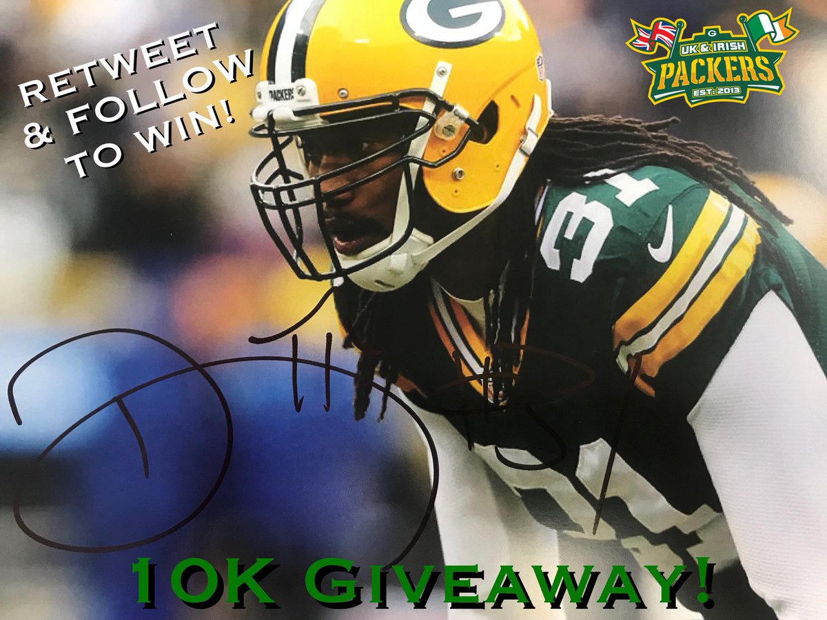 ukpackers's tweet photo. 🚨 10K GIVEAWAY! 🚨

In celebration of reaching 10k followers &amp; the success our our 1919 Shop, we are giving away a SIGNED Davon House photo!

RULES:
• RT and FOLLOW US
• We select one lucky follower once we reach 10k followers!

https://t.co/ABox6sFjq2

#RTtoWin #FollowToWin https://t.co/KWActykrd6