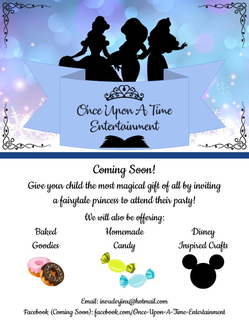 MrJBlair's tweet photo. A Princess at your child's birthday party? That's magical! Book Once upon a lifetime entertainment today! They are from the entrepreneurship 30 class @CPSChargers #business @GSSD204 https://t.co/uN0ytmG8nT