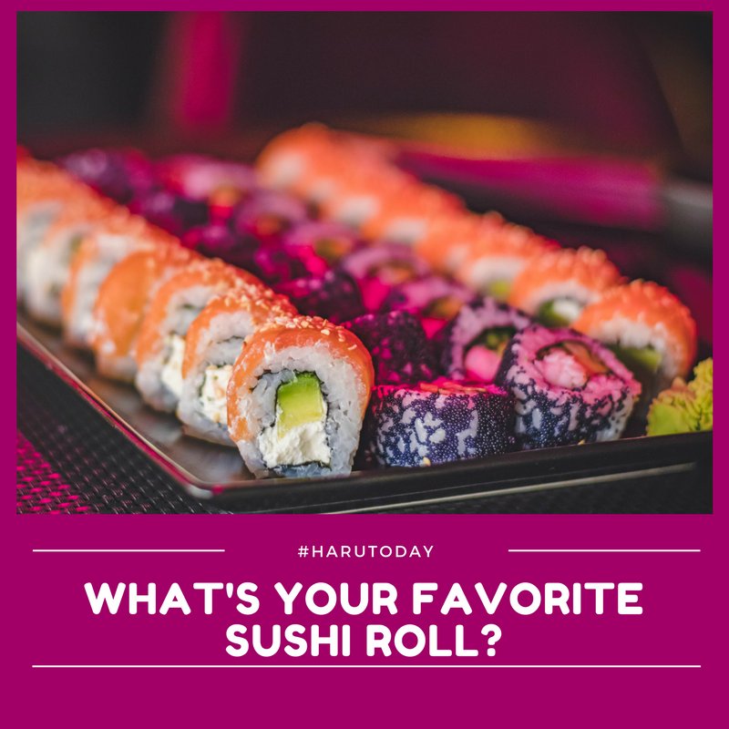 _HaruApp's tweet photo. Sushi anyone? #HaruToday #HowDoYouHaru #Sushi https://t.co/xBgZhxd3Gu