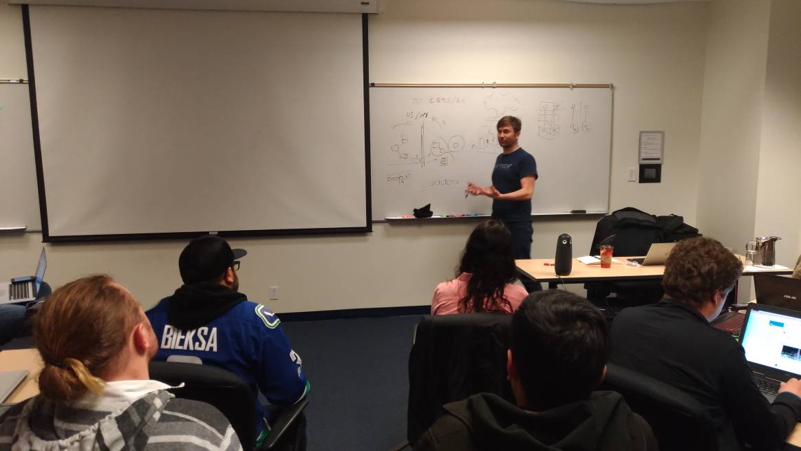 adaptechgroup's tweet photo. Master class on DDD / CQRS / ES by @adymitruk at #Lestercon in #YVR today #Adaptech #LesterCon2018 #API #Microservices https://t.co/G8A0DRngME