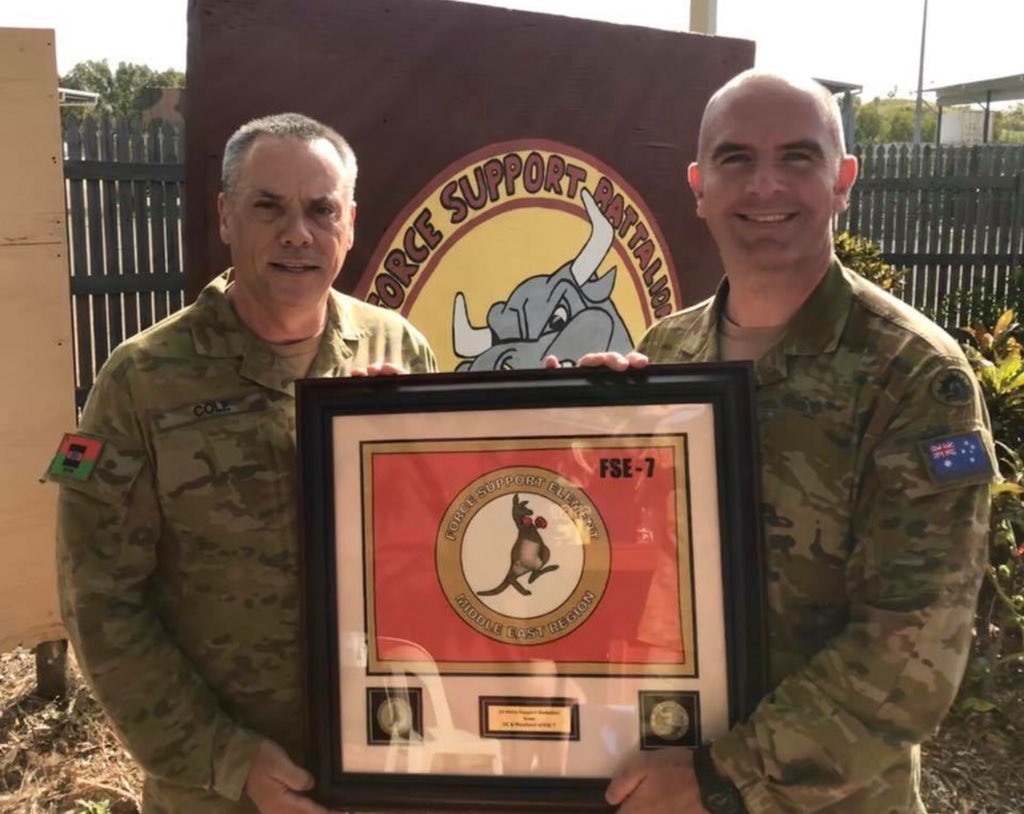 Stan_Stanford46's tweet photo. Its great to have the FSE-7 back. Congratulations on such a successful deployment and enjoy your well earned break. #supportingtheforce #YourADF https://t.co/jTcXVbcAND