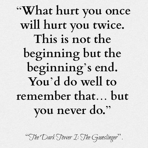 Great quote from #TheDarkTower #stephenking I hope you're starting #DarkTowerTV soon <a href="/glenmazzara/">Nellie</a> I'm so excited about you doing it!