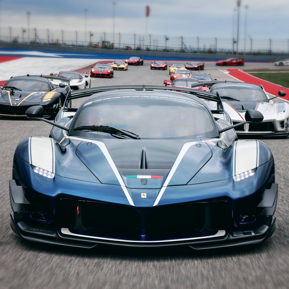 FerrariUSA's tweet photo. Bold performance, always in evolution with the #Ferrari #FXXK Evo. #CarsWithoutLimits https://t.co/yXCx0HdZl9 https://t.co/BQfkE1QHiM