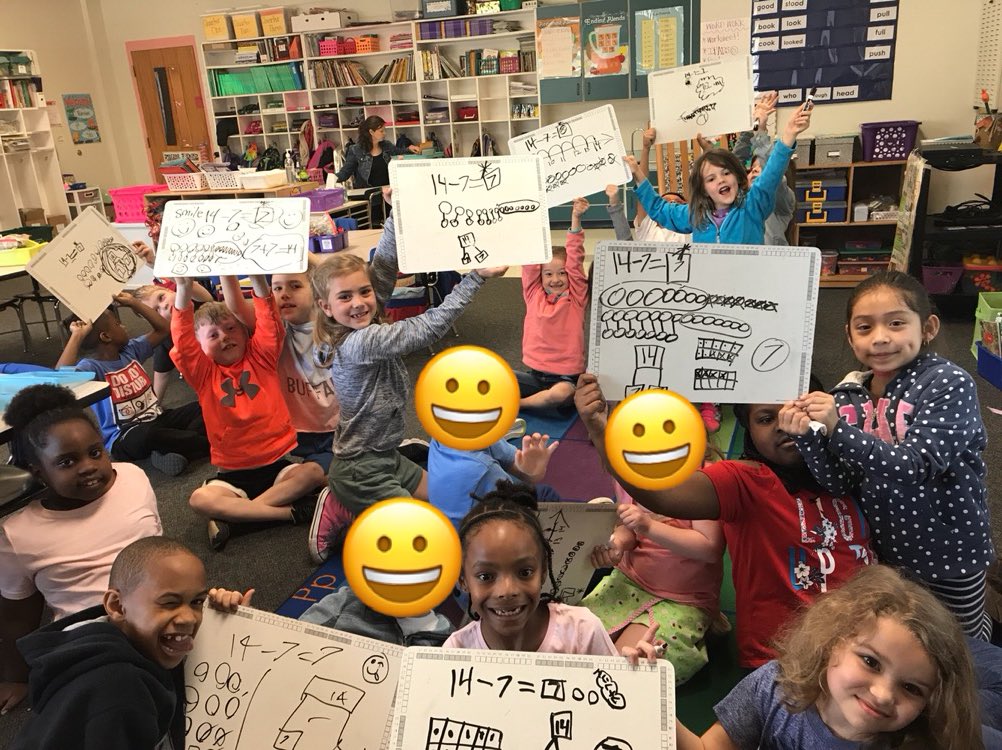 Clearly, we love our Math Partner Work time each day 🤩📸  Don’t forget to show different strategies!