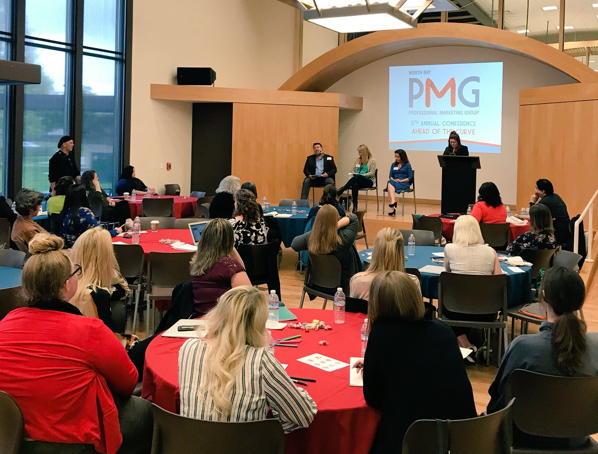 PMGNorthBay's tweet photo. Starting Now: #PMGConf Panel on Investing in Change with @TaylorEason (Cork &amp; Fork Media), Ingrid Alverde @PetalumaCityGov, and Cameron @fiddlers_greens. https://t.co/pBytxQlH0o