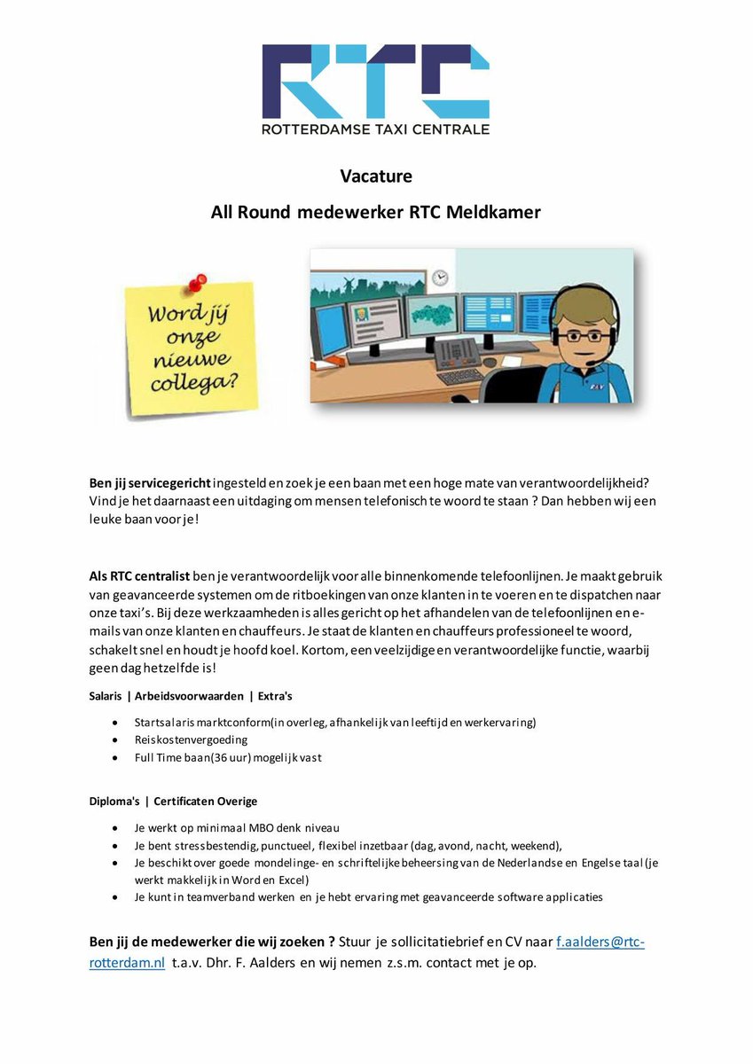 Werken bij RTC ?