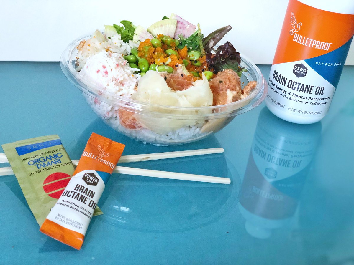 PuraVidaStimes's tweet image. When killing it at the gym is replaced by chasing a toddler, and sleep with project lists, sometimes you gotta give in to minor cravings. A drizzle of @bpnutrition's Brain Octane on rice keeps my #bloodsugar stable. #FatForFuel. #nutrition #PVSbrandpartner puravidasometimes.com/2018/04/brain-…