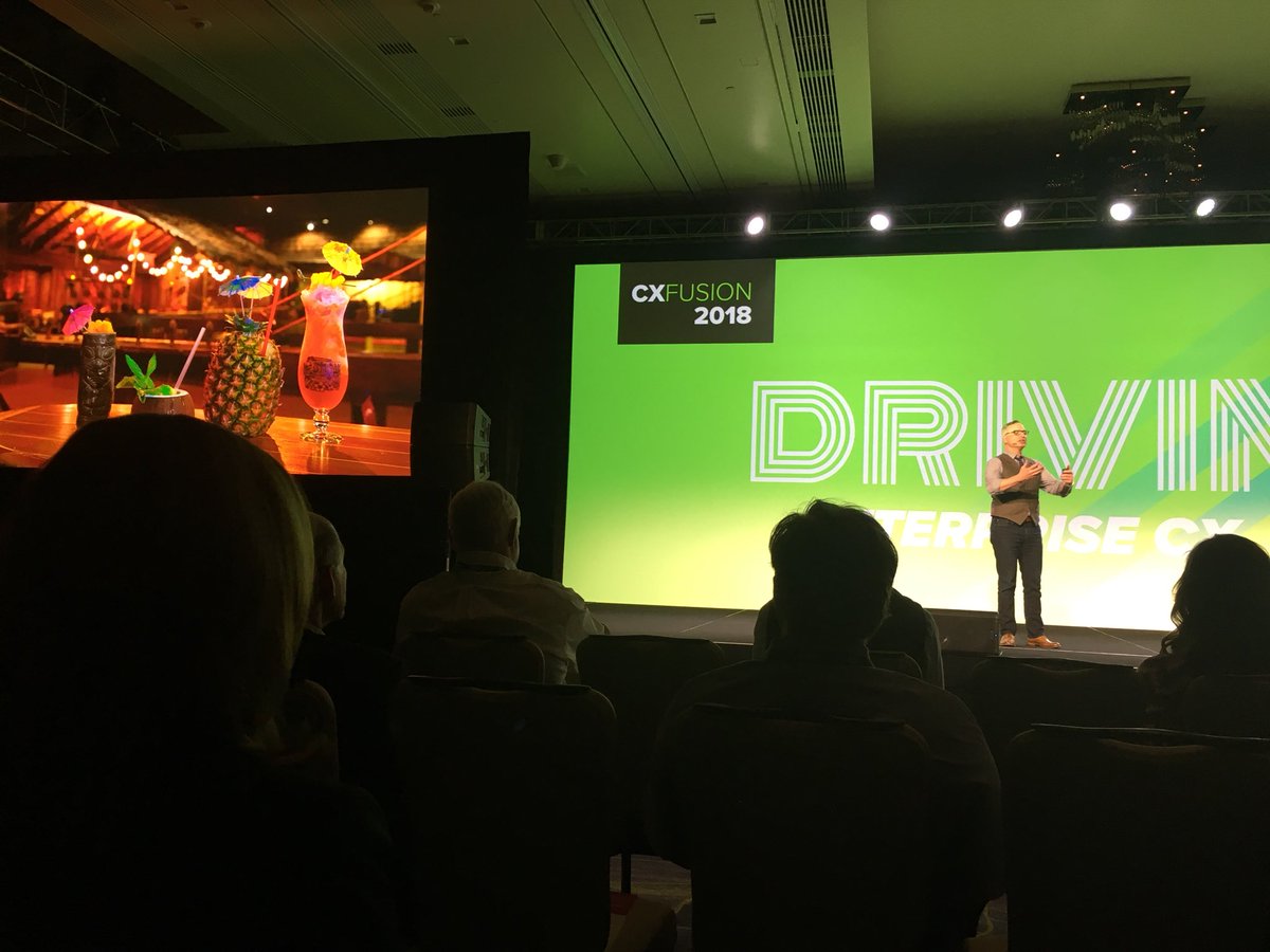 barrykirk's tweet photo. It's a good week when you can use #tiki as a metaphor for explaining how to build Loyalty through a great #CX. @maritzcx #CXFusion https://t.co/tnOjIWVZne