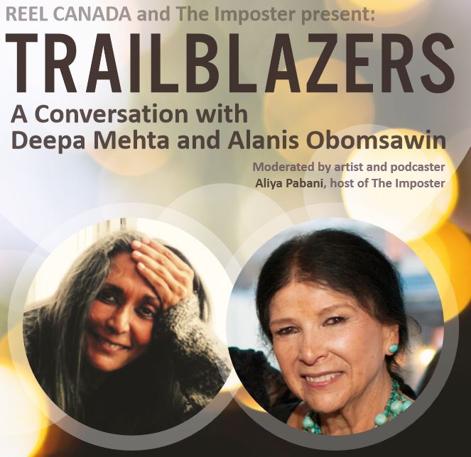 DGCTalent's tweet image. We are so thrilled to be co-presenting this #CanFilmDay🍁 Trailblazers Conversation with @IamDeepaMehta and Alanis Obomsawin—two groundbreaking #femalefilmakers 🙌♀️ Get your April 18 ticket here--&amp;gt; bit.ly/2JlTRdj