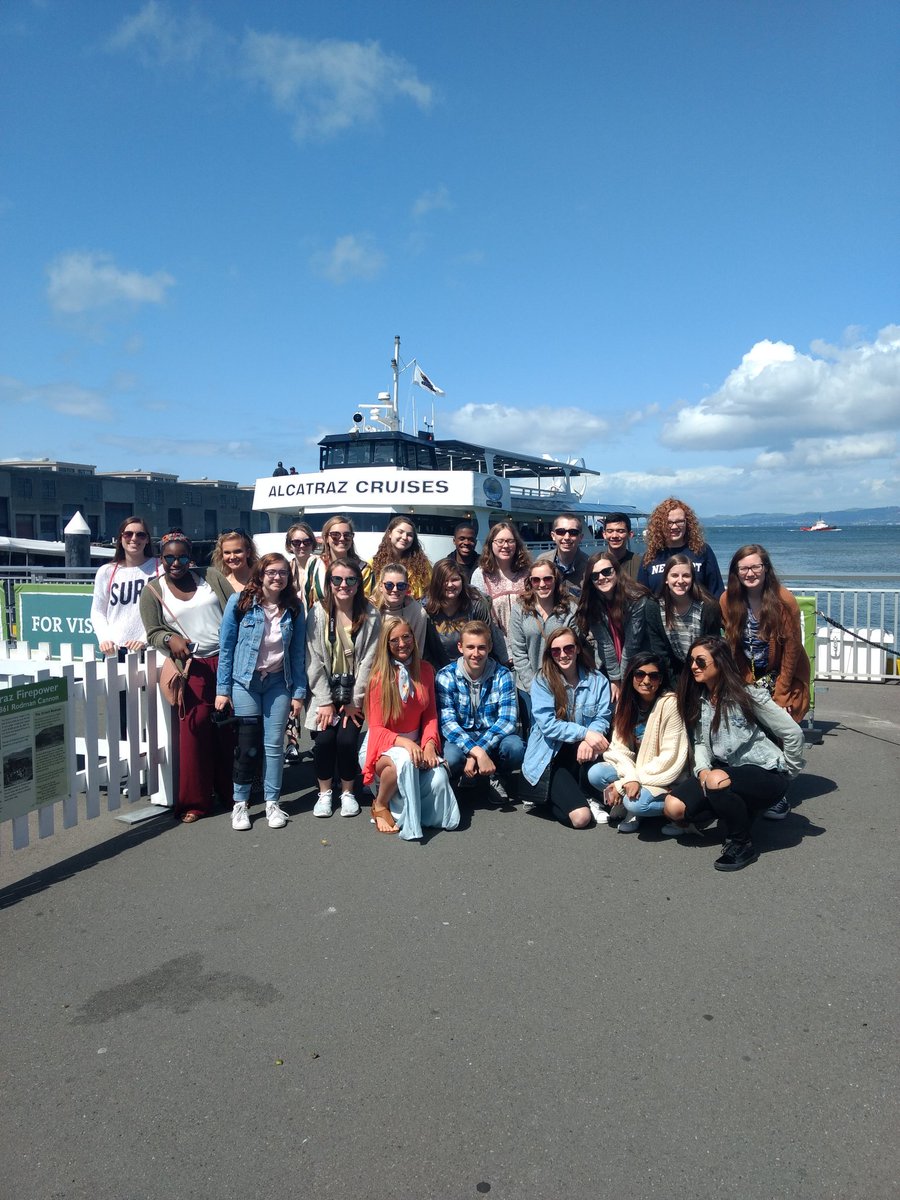 Getting ready to tour Alcatraz!