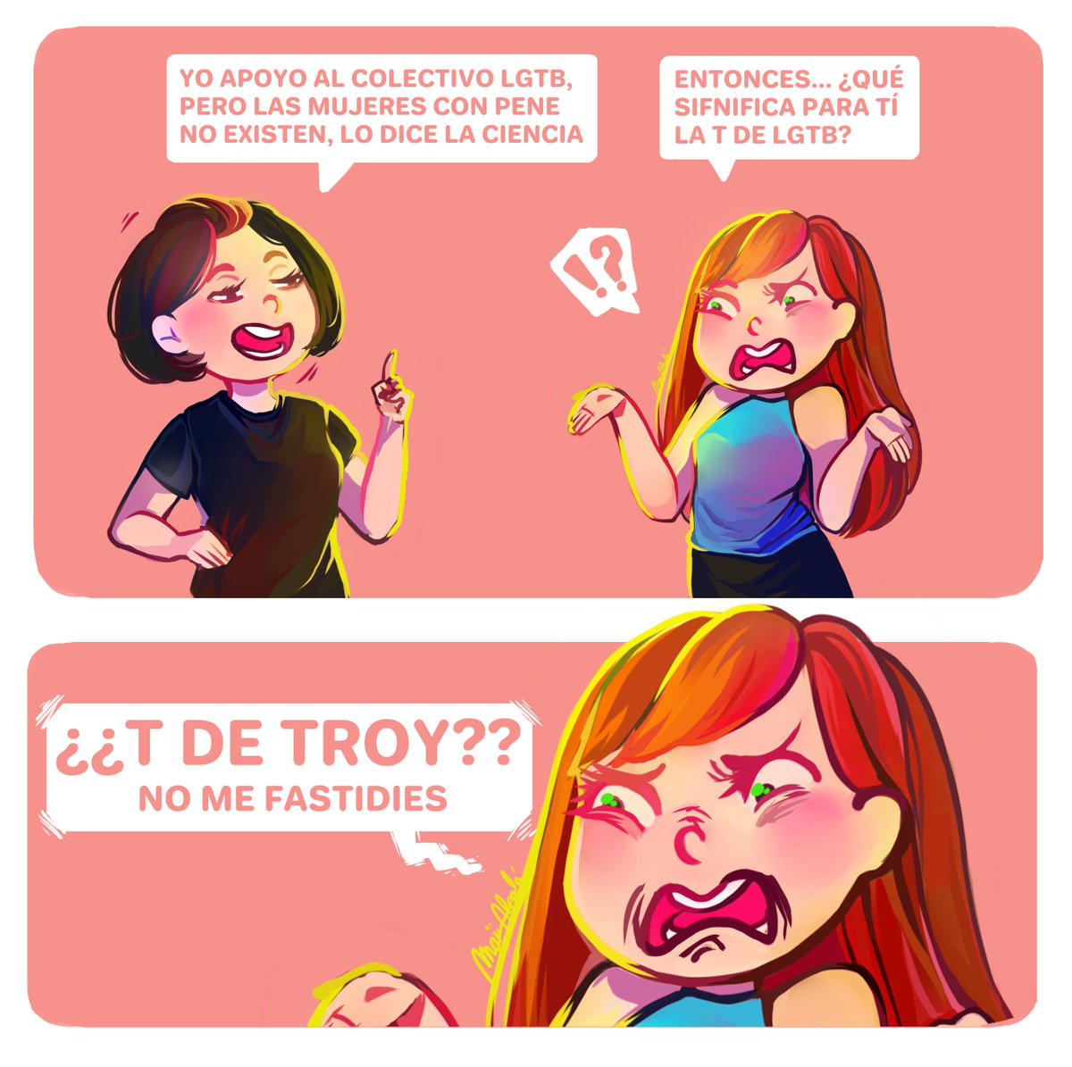 MaiiAlcala's tweet photo. Me estaba planteando que escribir, pero creo que queda todo dicho con esta tira 🤷‍♀️ https://t.co/kJI0vL3xc7