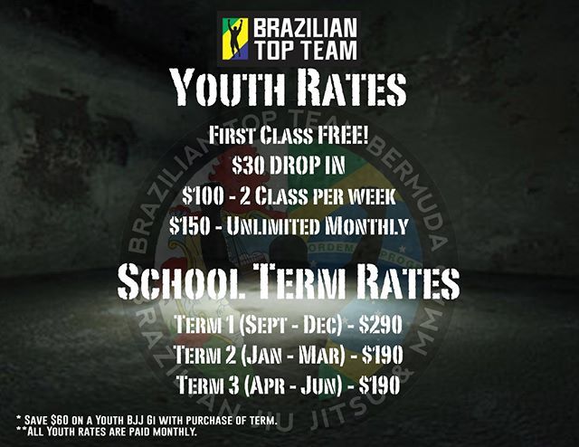 BTTBermuda's tweet image. Encouraging, uplifting and fun classes for youth aged 5+ with professional instruction in Brazilian Jiu-Jitsu, the proven non-violent response to violence.
💥Contact us to try your 1st class FREE💥
BTT Bermuda. More than a team, we’re a family!
#Bermud… ift.tt/2GYSu2w