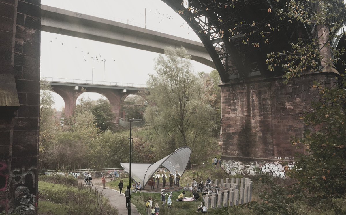 ArchSocNU's tweet photo. *PLANNING SUBMITTED*

With the help of our industry mentors, particular the team at @FaulknerBrowns for producing such stunning renders, the student-led team working on CONSTRUCT have now submitted a planning application and await news! More at: https://t.co/WxQXi3ZeAb https://t.co/XkZLP2SLBN