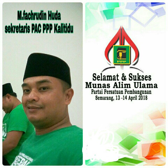 Selamat dan sukses munas alim ulama PPP
<a href="/DPP_PPP/">DPP PPP</a> 
@MRomahurmuziy 
<a href="/BojonegoroDpc/">Dpc. PPP Bojonegoro</a> 
<a href="/choirulanamppp/">choirul</a> 
<a href="/toniafto2/">toni</a> 
<a href="/laskarPPP/">Laskar Ka'bah</a> 
<a href="/nurharisnur/">Nurharisnur</a>