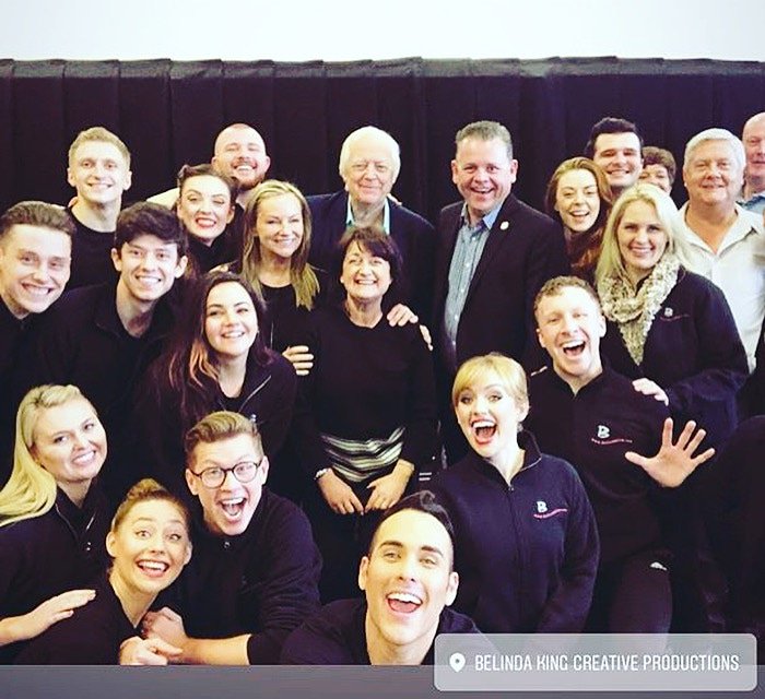 Check out <a href="/ellyrowlands/">ellyrowlands</a> with Sir Tim Rice and her <a href="/belindakingprod/">Belinda King Creative Productions</a> cast #dowhatYOU❤  #YOUManagement #BKCP #BelindaKing #TheFinestShowsAtSea