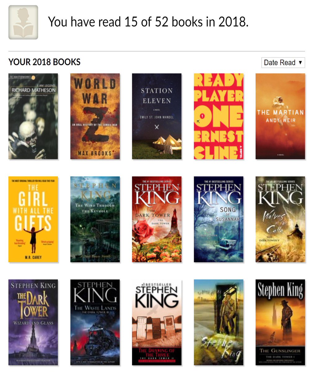 DHenriquesInks's tweet photo. A little bit behind on my #readinggoals of reading/listening for 1 book a week all year, but not to bad either :)
#readingchallenge2018 #readinggoals2018 #books #audiobooks https://t.co/lh2rXHtNKM
