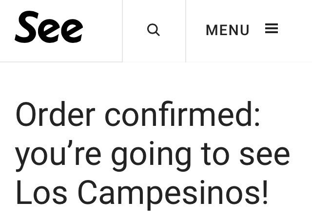 EdWebber1's tweet image. Pre sale tickets for @LosCampesinos booked. Today is a good day #wearebeautifulwearedoomed