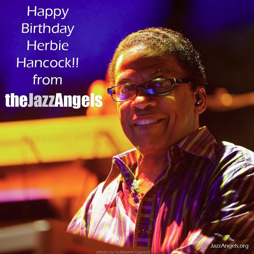 Happy Birthday Herbie Hancock! Come see us perform...  