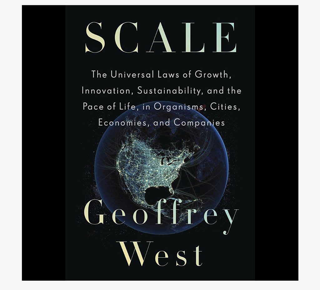 Book 10Lesson:The potential scale of a complex adaptive system (organism, city, company) is determined by the efficacy/efficiency of the networks it is composed of at moving around energy, information, and physical resources