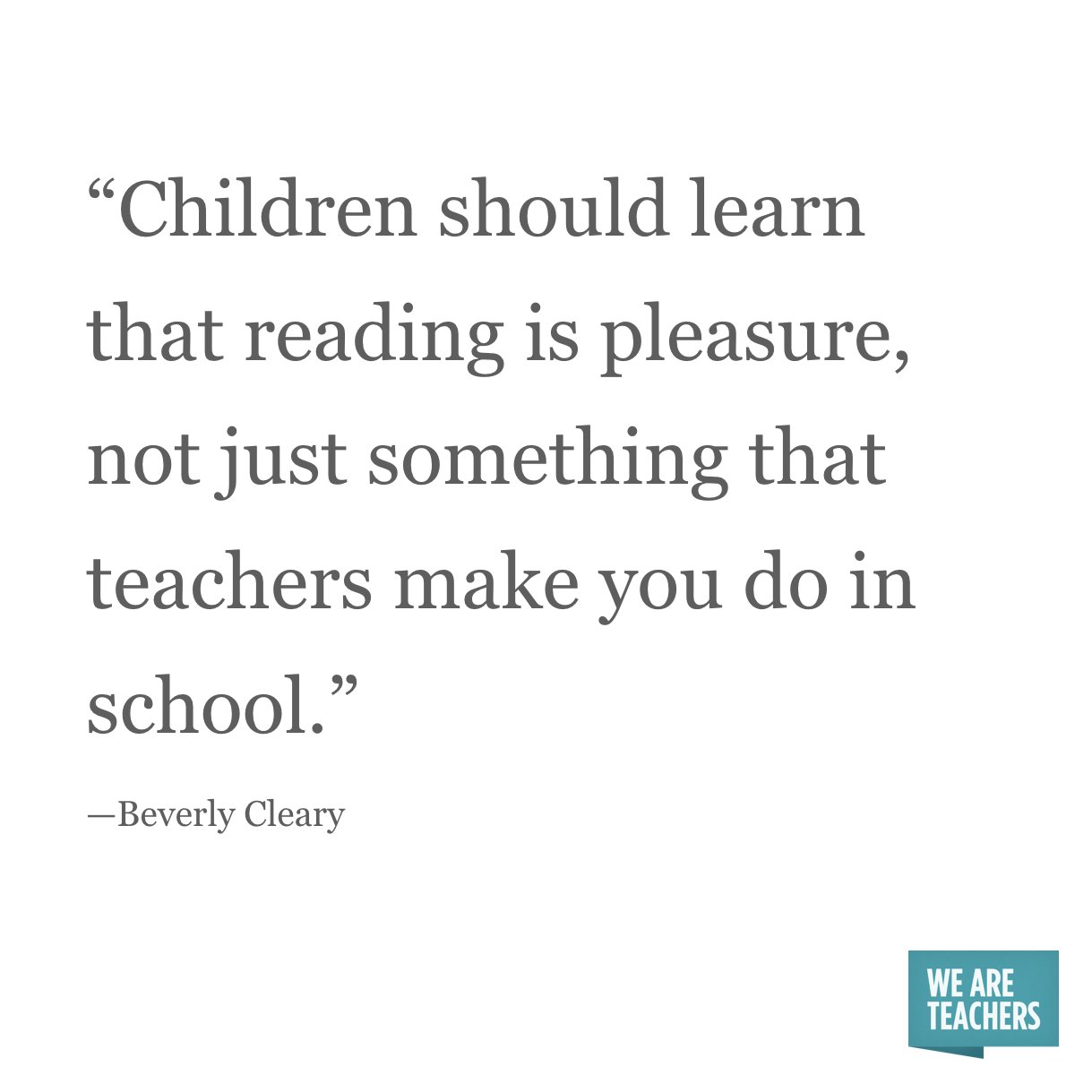 WeAreTeachers's tweet photo. Happy birthday, Beverly Cleary. ❤️ #beverlycleary #weareteachers #teacherlife https://t.co/jKCT1q5kC6