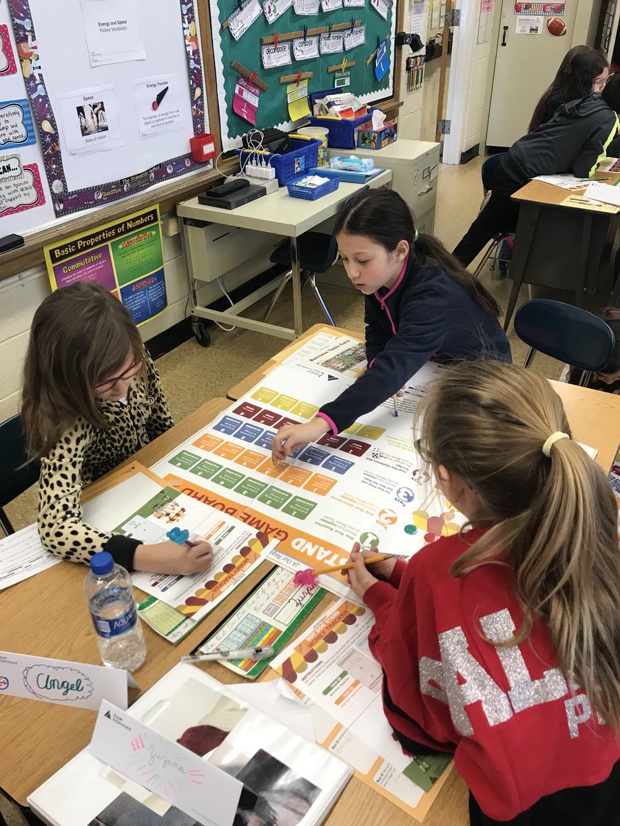 MrsAirdo's tweet photo. What a great Junior Achievement lesson today!  Thank you to the students from East Leyden who taught us! #d84ontrack #leydenpride https://t.co/YfveUxwibK