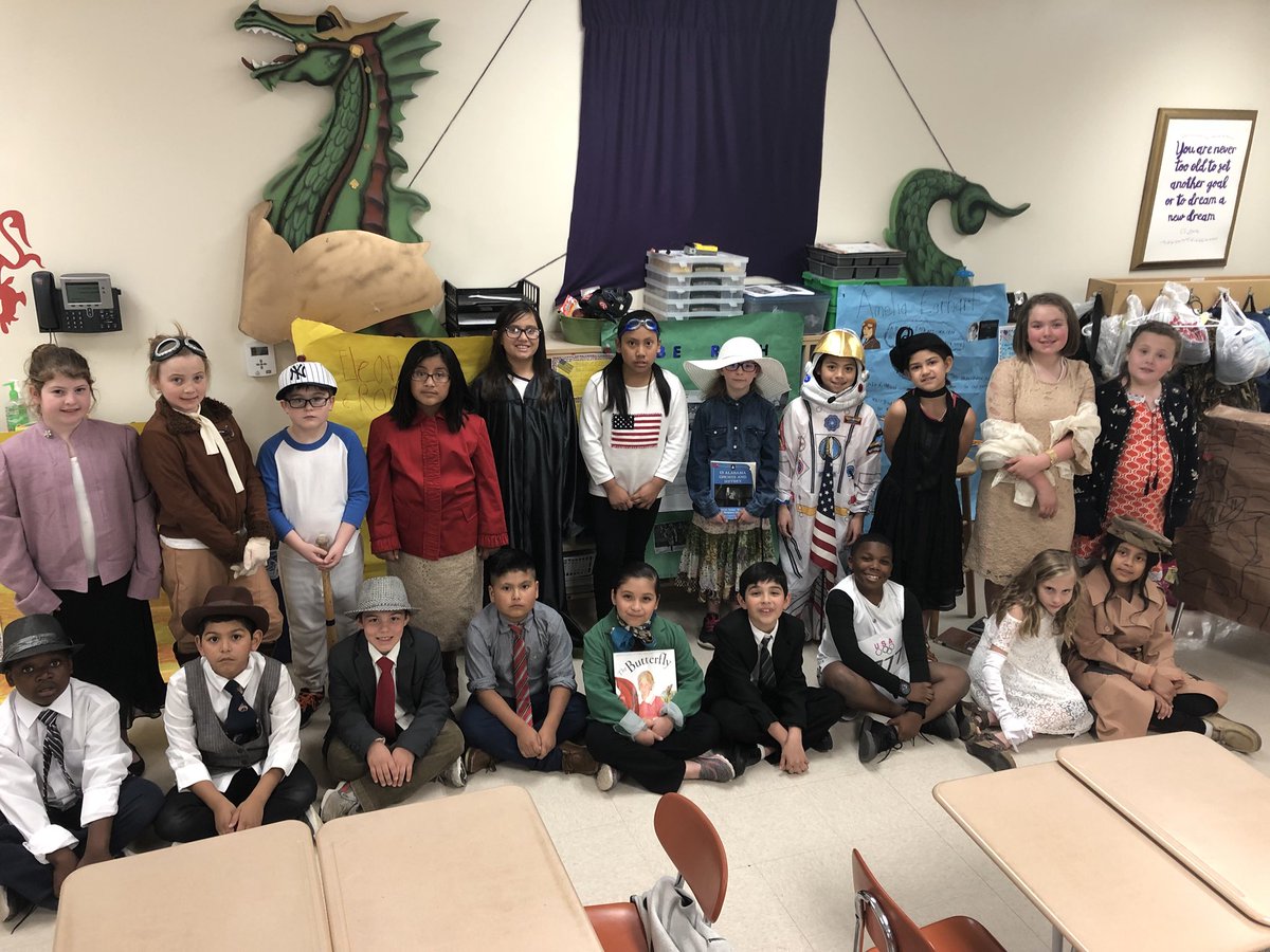 TheBestatAES's tweet photo. Mrs. Dixon’s and Mrs. Jones’ classes created an EPIC wax museum today at AES!!!! #thebestataes https://t.co/NdPWYVz3gE