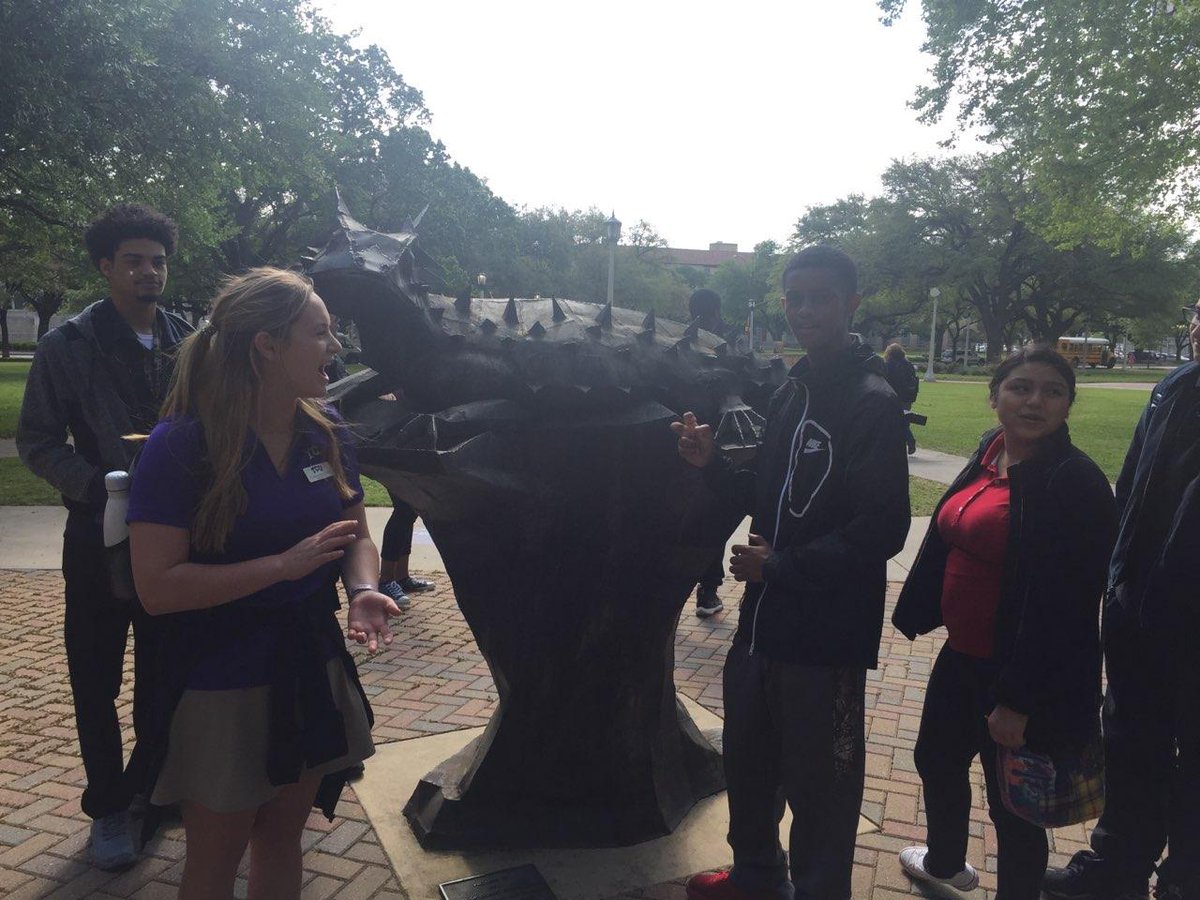 Everman Academy High school students enjoyed visiting 'TCU' today! #CollegeBound Day #2 #NextlevelSUCCESS