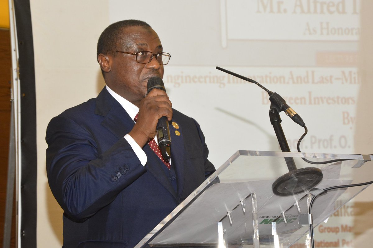 DrMKBaru's tweet photo. Earlier today in Lagos, I attended the Induction Ceremony of Engr. Alfred Irabor Okoigun as Hon. Fellow of the Nigerian Academy of Engineering (NAE). The feat is well-deserved considering Engr. Okoigun's unwavering commitment to promoting eng'g education in Nigeria. The cap fits! https://t.co/srCAW8nhwR
