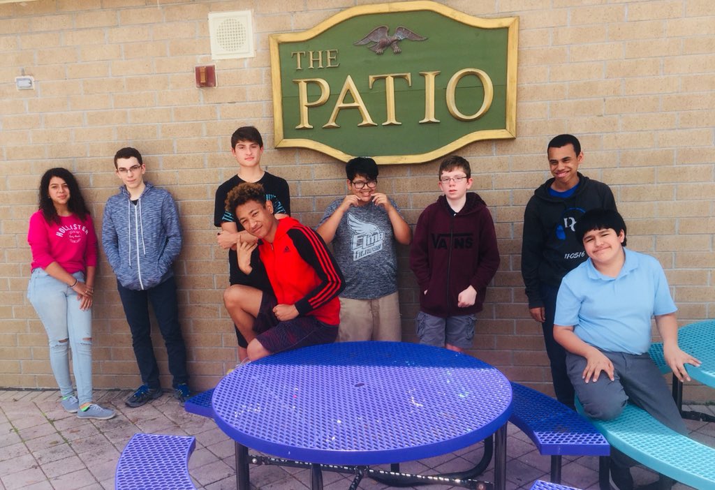 Reviewing in a relaxed environment on this sunny, breezy afternoon. #FSAprep #freshair #weready #ELAreview #masteredconcepts #elms
