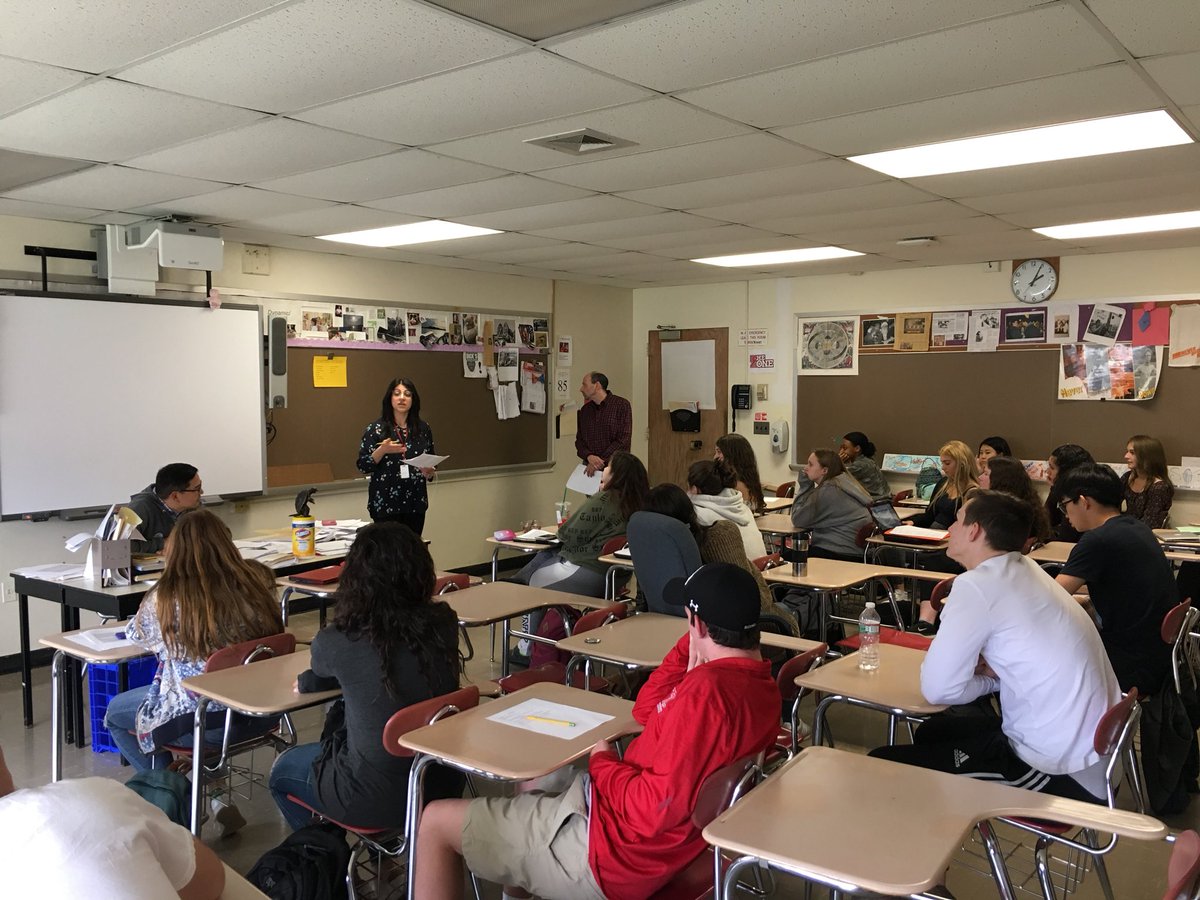 TZHS_SO's tweet image. Today Mrs. GM and Mr. Weissberg visited senior English classes to remind students that “Senior-itis” is real and to help us avoid it. Thank you for reminding our seniors to stay on track and continue to be good role models! #culturenevergraduates
