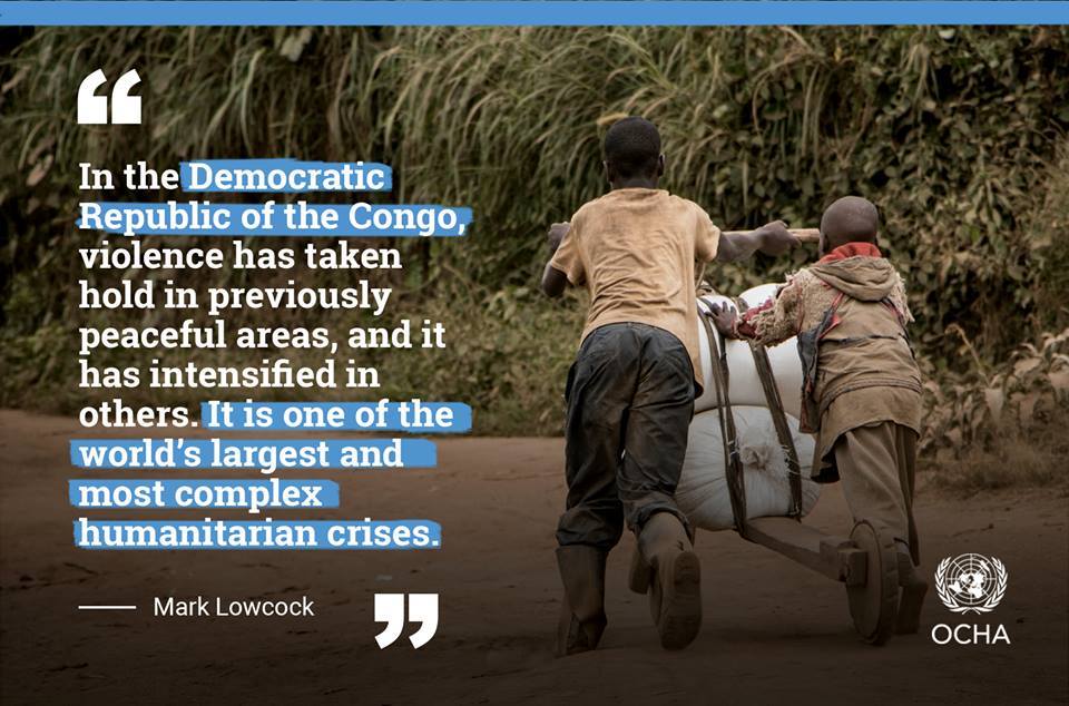 After years of instability in the Democratic Republic of Congo, the <a href="/UN/">United Nations</a> has classified the humanitarian situation there at the highest level of emergency with more than 13 million people in need.
 
Learn how you can support the <a href="/UN/">United Nations</a> efforts in the DRC: bit.ly/2v38Gyf