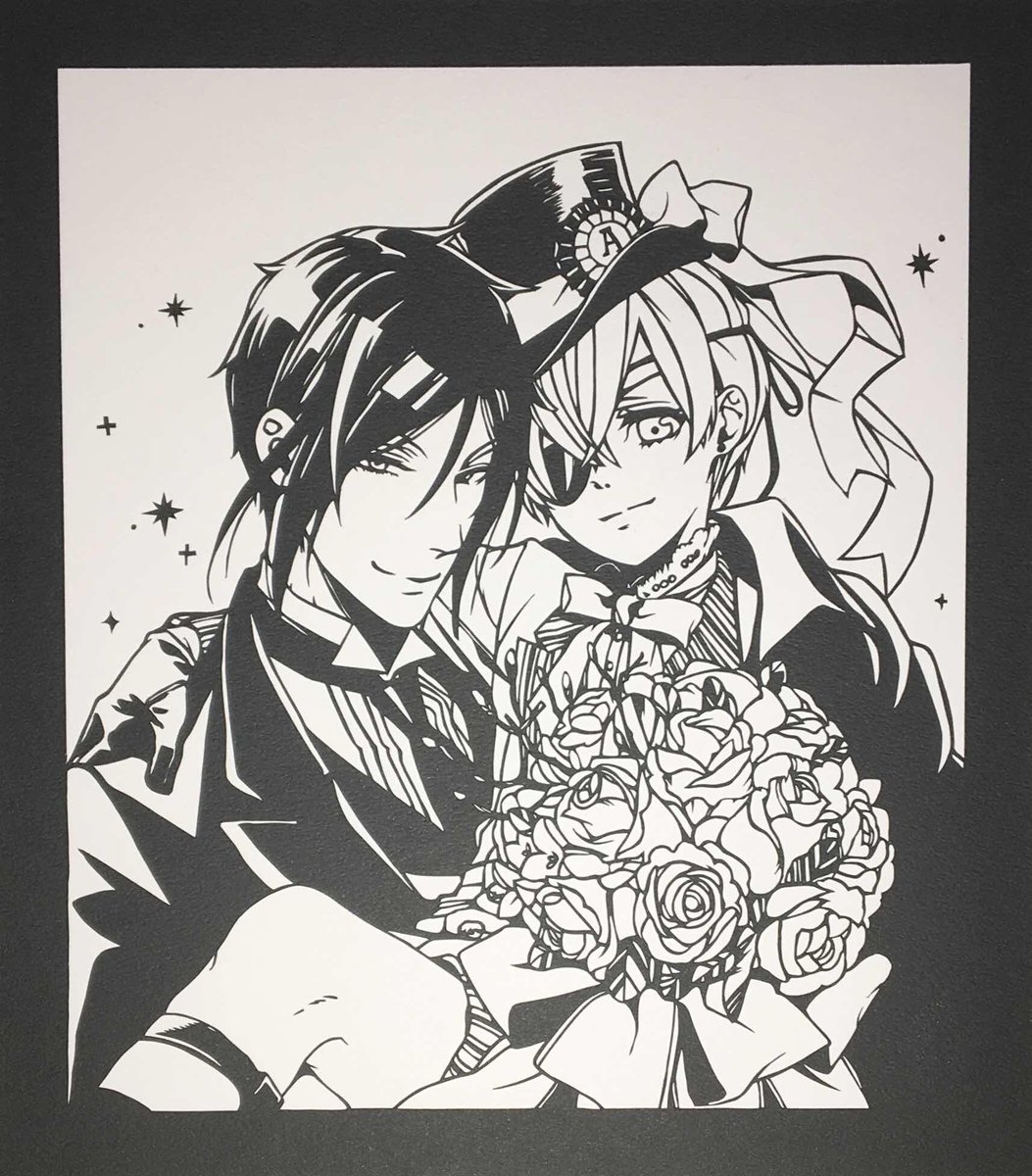 切り絵 #黒執事