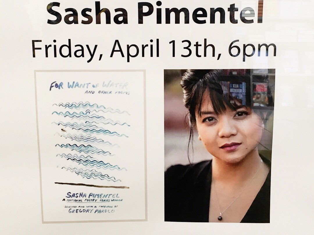 BNSunlandPark's tweet photo. We are excited to host UTEP professor and award winning poet @SashaRPimentel tomorrow evening here at BN Sunland Park! Join us at 6pm! #sashapimentel #poetry #utep #borderland #literature #poet #spokenword #eptx #forwantofwater #bnsunlandpark https://t.co/Ek6cC81Fqp