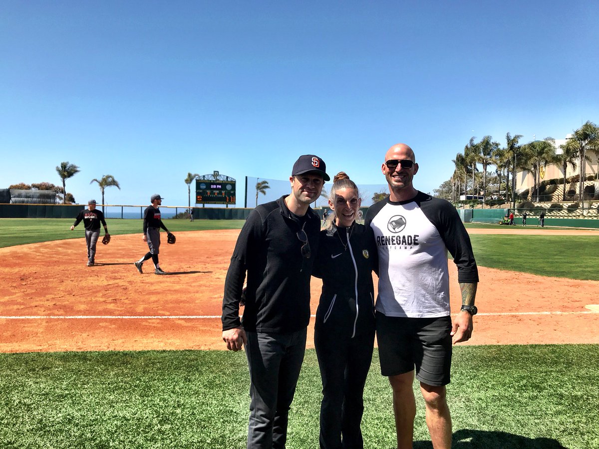 JudsonRichrds's tweet photo. Special day throwing out the first pitch at @PLNUBaseball today. Some of my greatest memories are thanks to this school and the great people. Brought my motivational speaker too, @hardwina. Thanks for coming out buddy. https://t.co/koEpJFBNbK