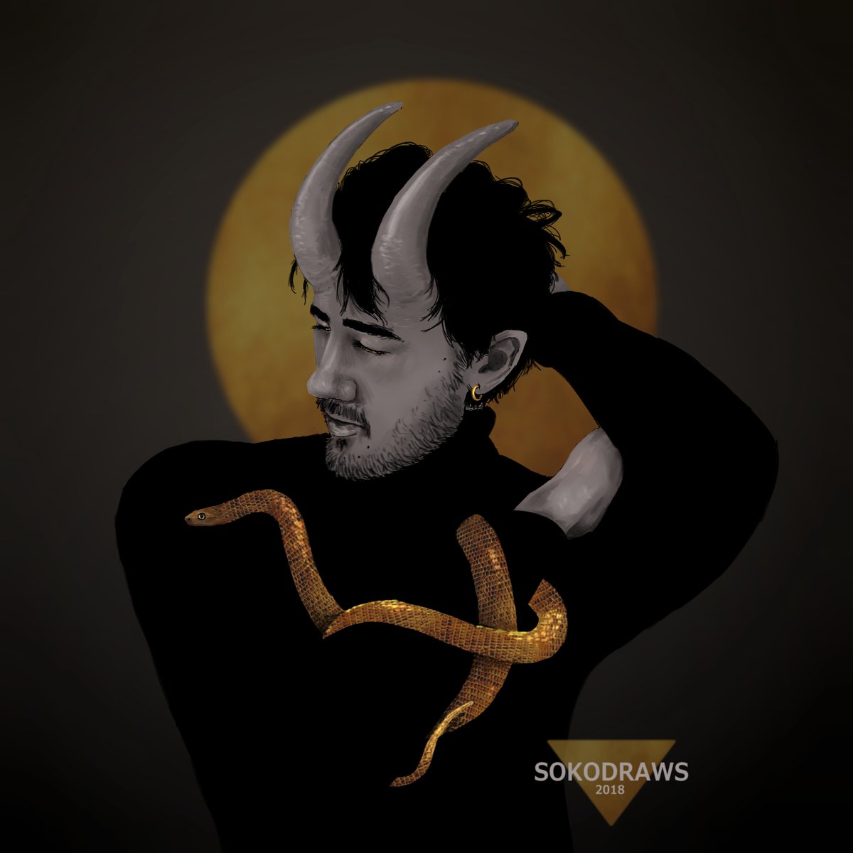 Soko Devil Mark Gold Took Longer Than Expected But I M Proud Of This Hope Y All Like It C Markiplier Fanart Markiplier T Co Jqoaxzb7ck