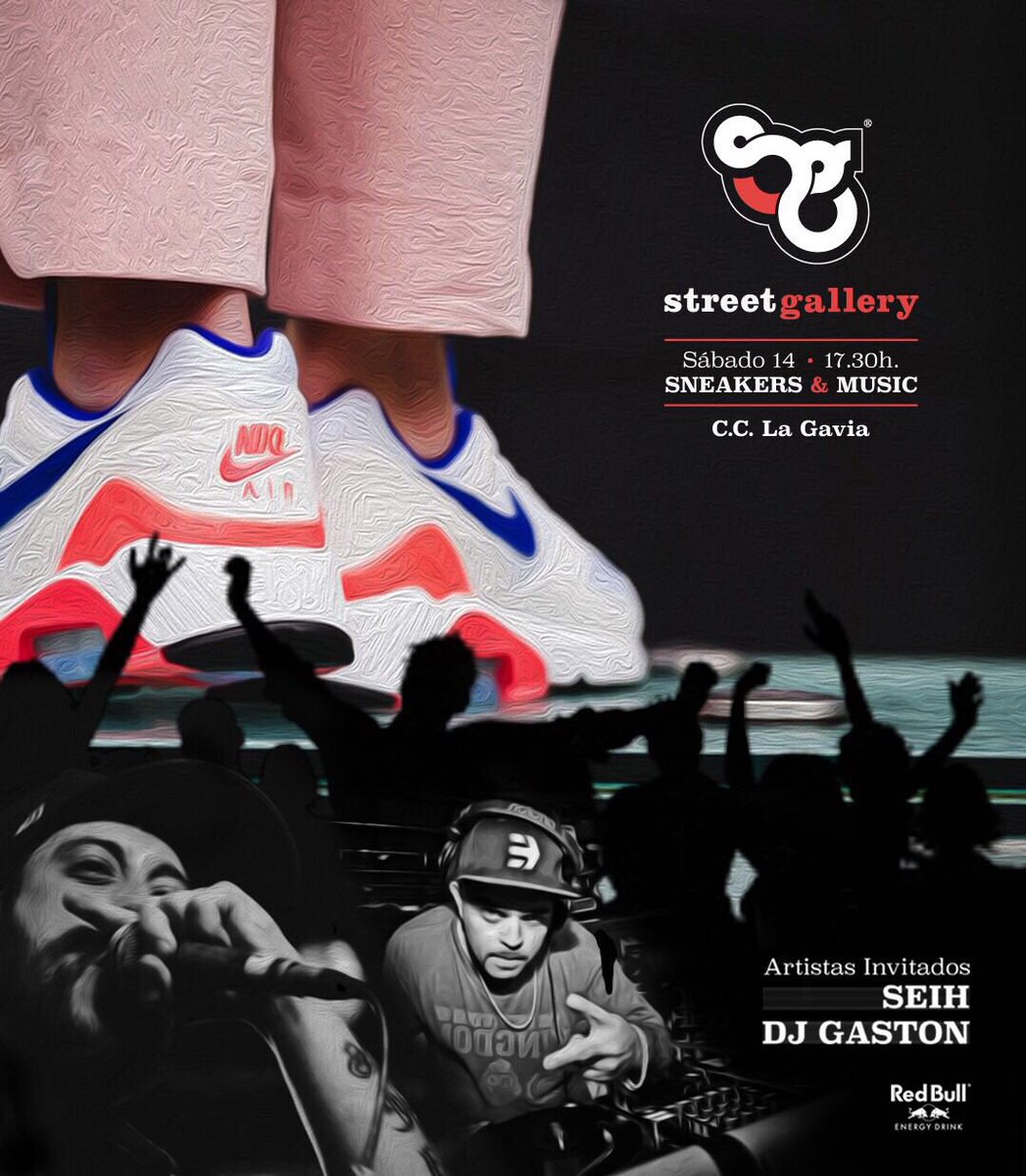 Este sábado 14 nos vemos en @streetgalleryshop de <a href="/cclagavia/">La Gavia</a> animando la tarde con mi hermano <a href="/seih_art/">Seih-N.O.A.H</a> #hiphop #rap #funk #rnb #oldschool #trap #dancehall #reggae