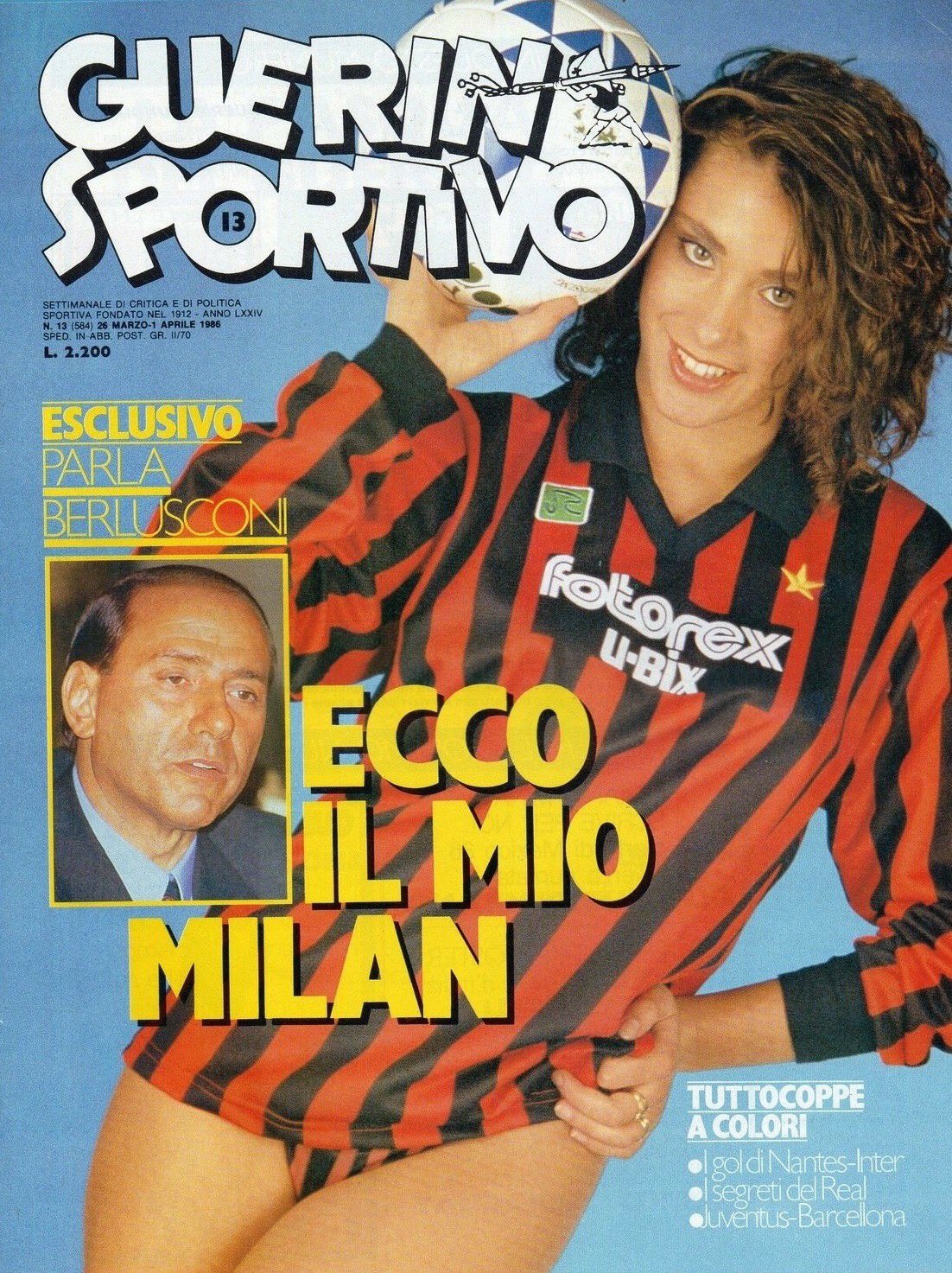 From the Italian magazine Guerin sportivo, a page with the