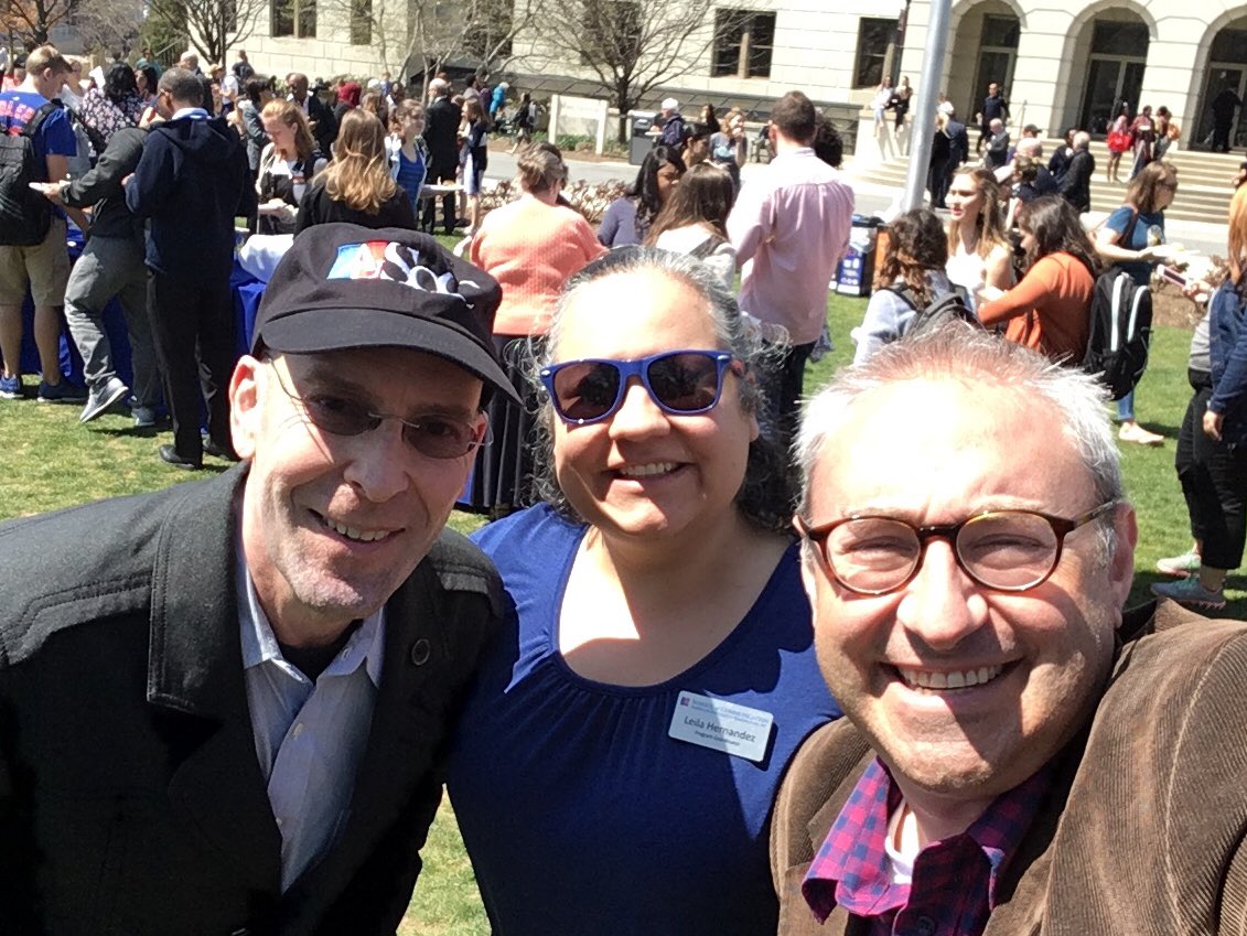Leilerz24's tweet photo. Celebrating #AUinauguration on the quad with great @AU_SOC colleagues and friends. @talan @JasMollica https://t.co/aLBLLrFfnX